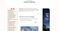 Desktop Screenshot of hagiasophia.com